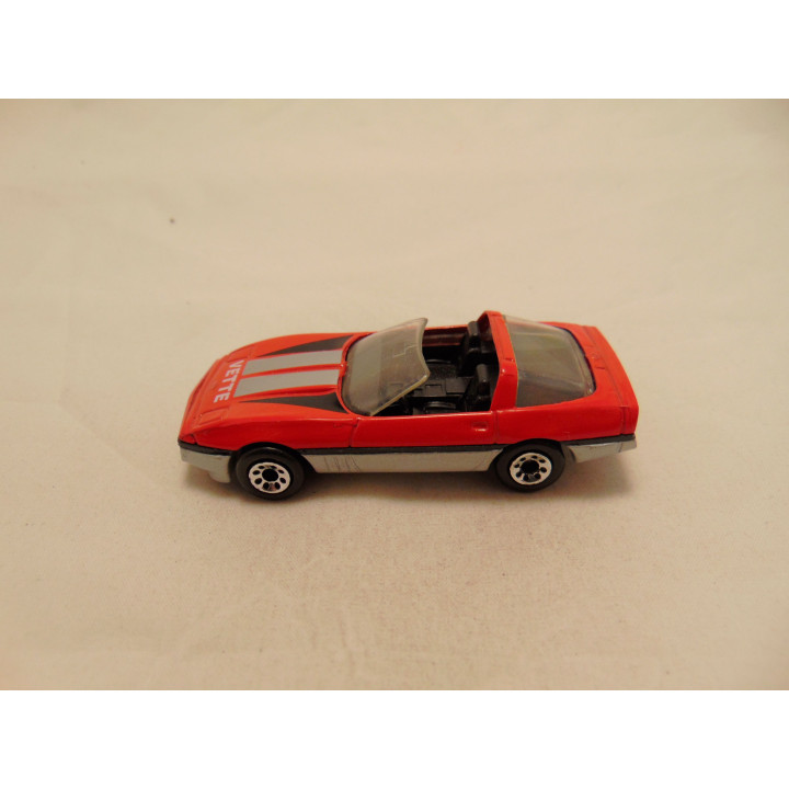 Chevrolet Corvette cabrio 1984 Vette Matchbox rood