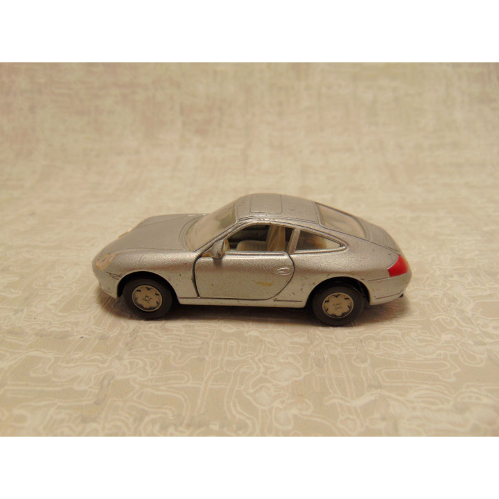 Porsche 911 Carrera 1:55 1093 coupe Siku zilverkleurig