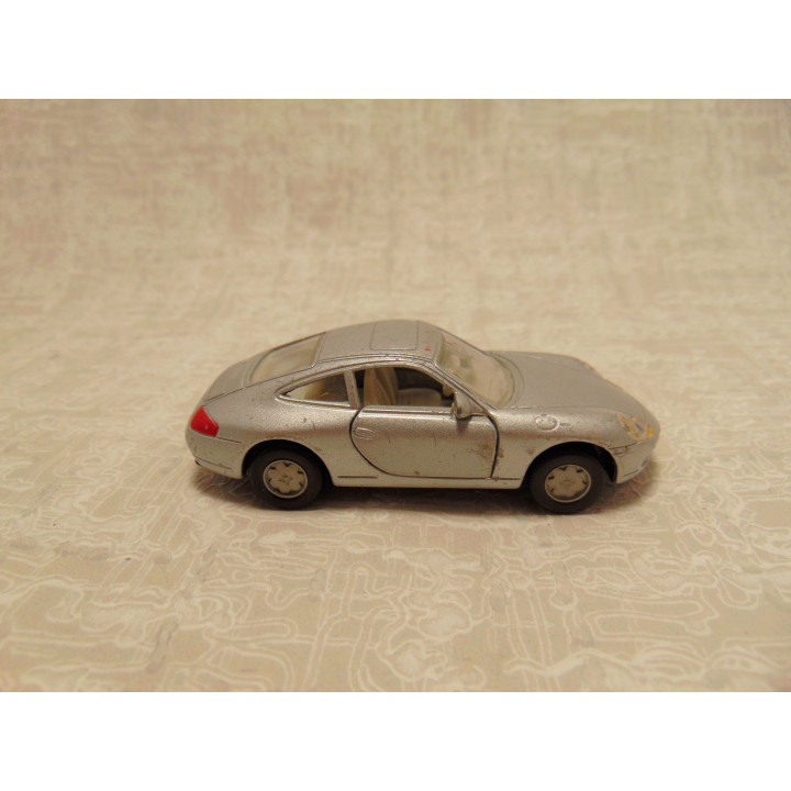 Porsche 911 Carrera 1:55 1093 coupe Siku zilverkleurig