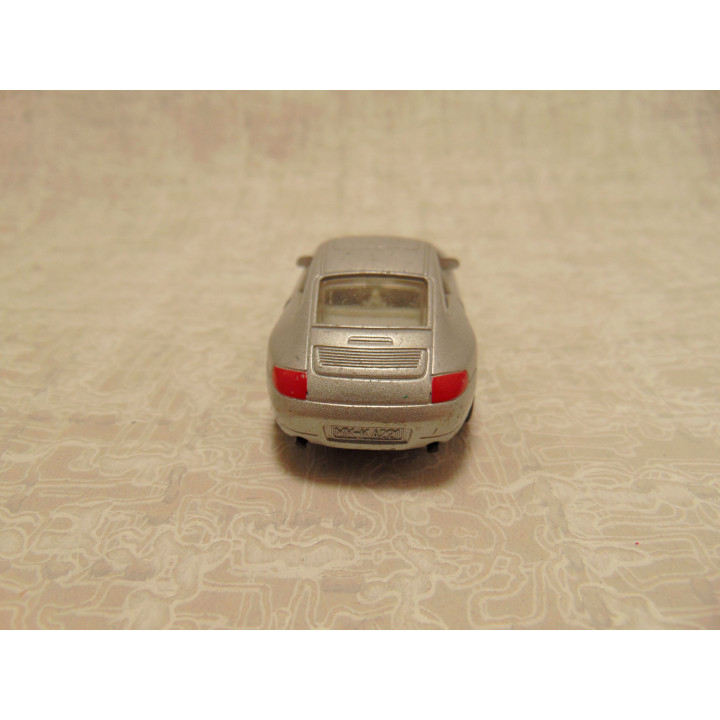 Porsche 911 Carrera 1:55 1093 coupe Siku zilverkleurig
