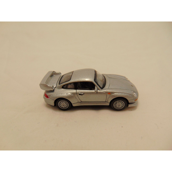 Porsche 911 GT 1:72 Cararama zilverkleurig