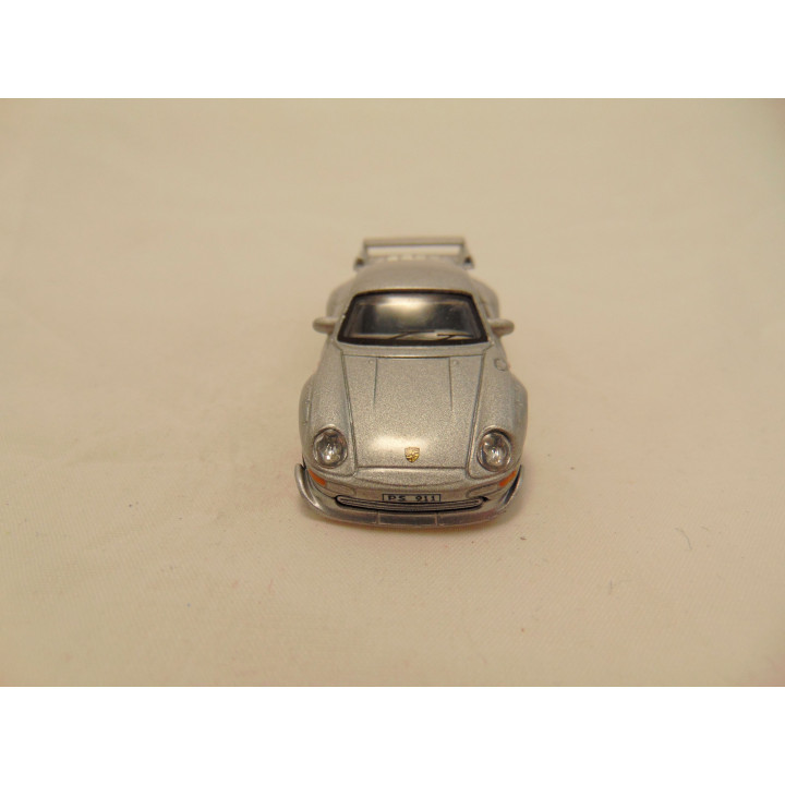 Porsche 911 GT 1:72 Cararama zilverkleurig