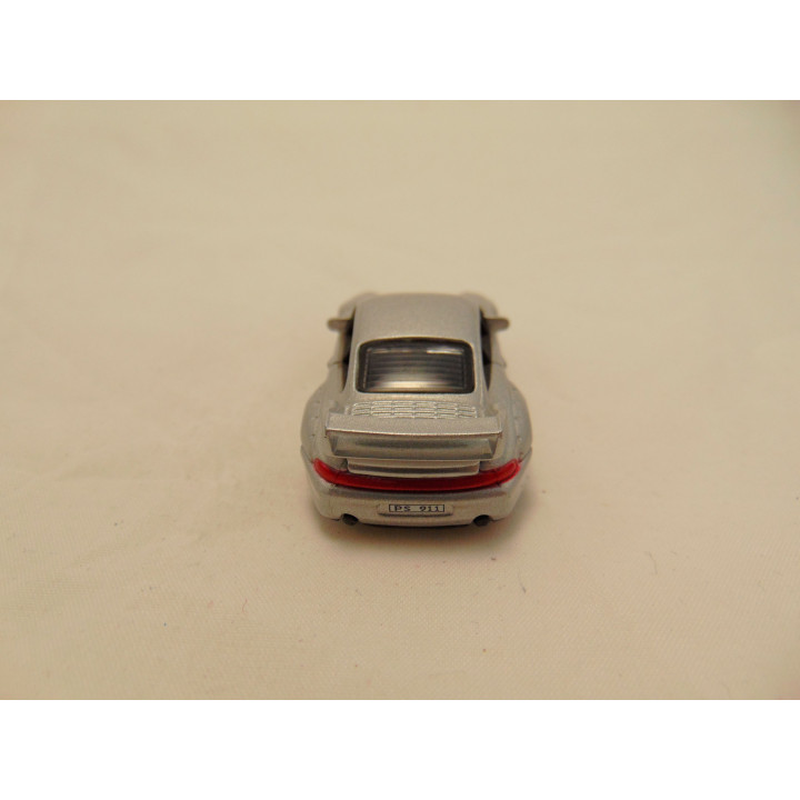Porsche 911 GT 1:72 Cararama zilverkleurig