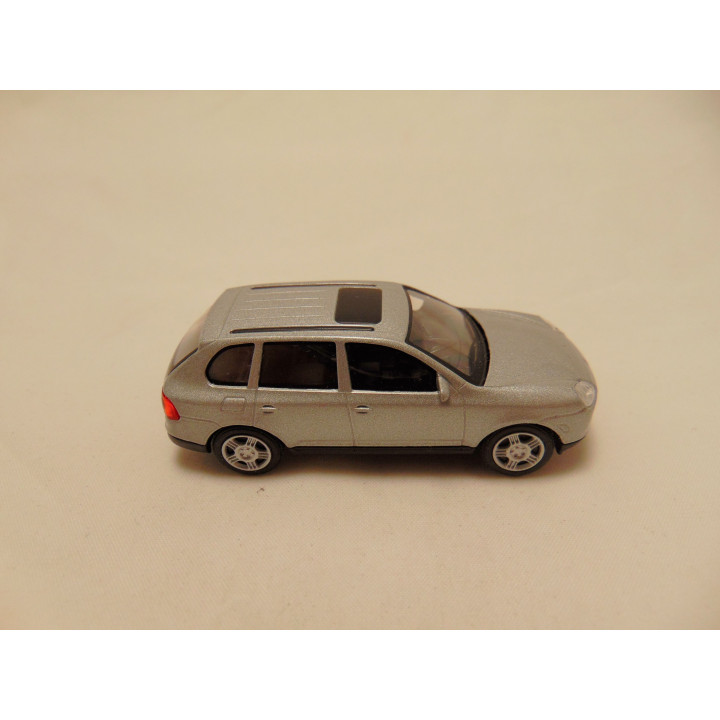 Porsche Cayenne 1:72 Cararama zilverkleurig