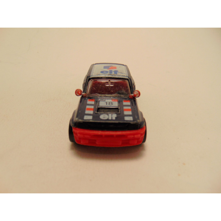 Renault 5 Turbo Elf Corgi donkerblauw - rood