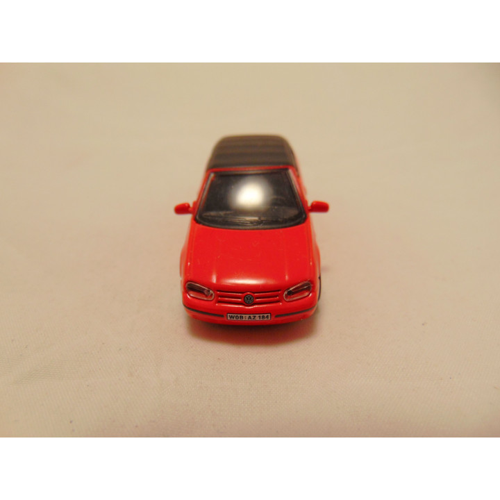 Volkswagen Golf cabrio 1:72 Cararama Hongwell rood