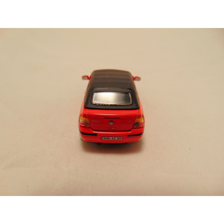Volkswagen Golf cabrio 1:72 Cararama Hongwell rood