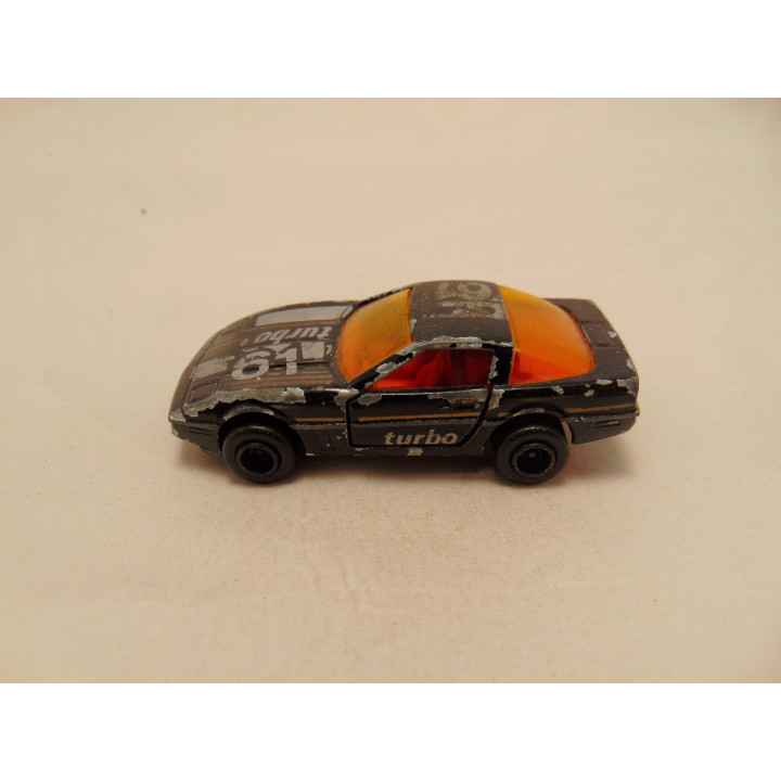 Chevrolet Corvette C4 1:57 Majorette 215-268 zwart