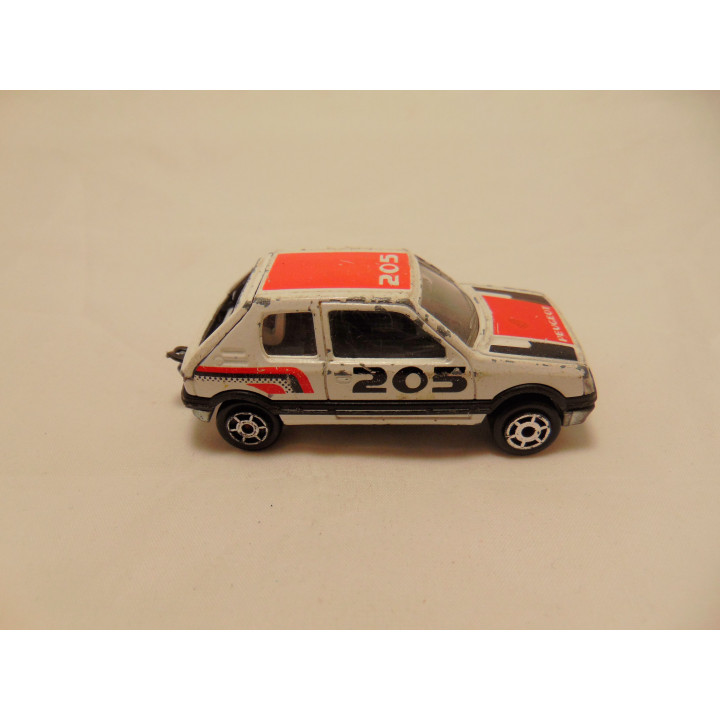 Peugeot 205 GTI Majorette 1:53 wit