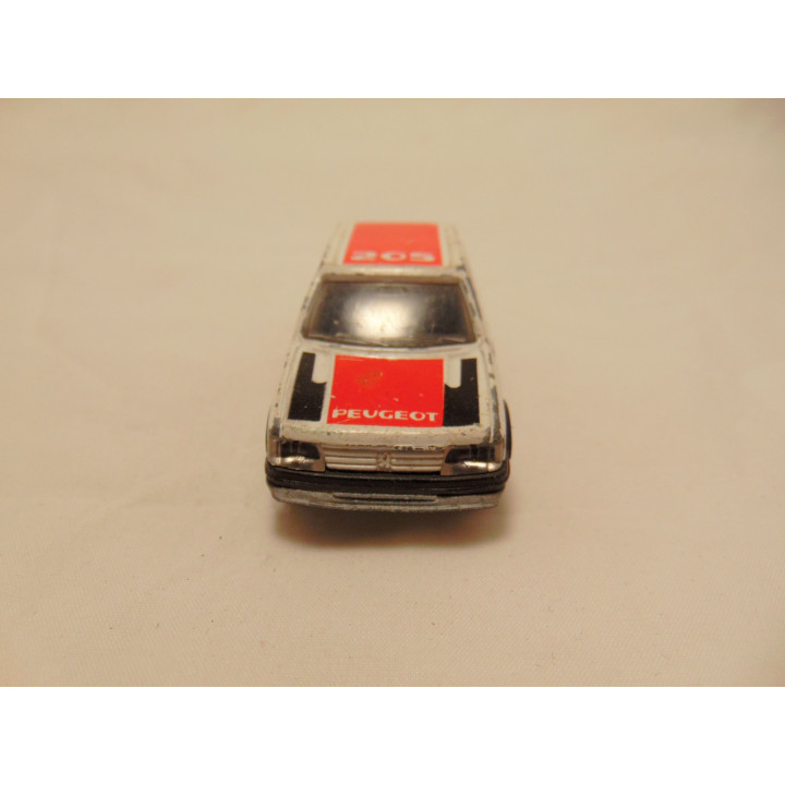 Peugeot 205 GTI Majorette 1:53 wit
