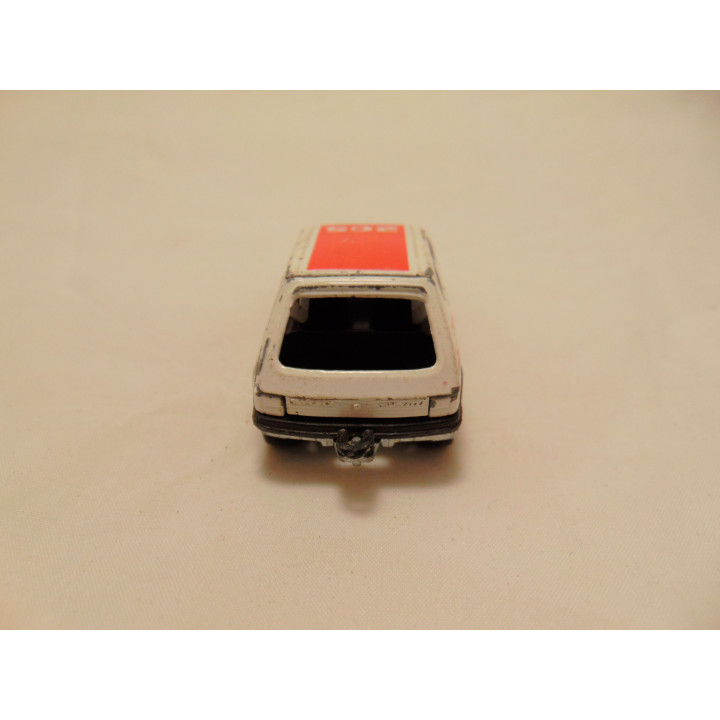 Peugeot 205 GTI Majorette 1:53 wit
