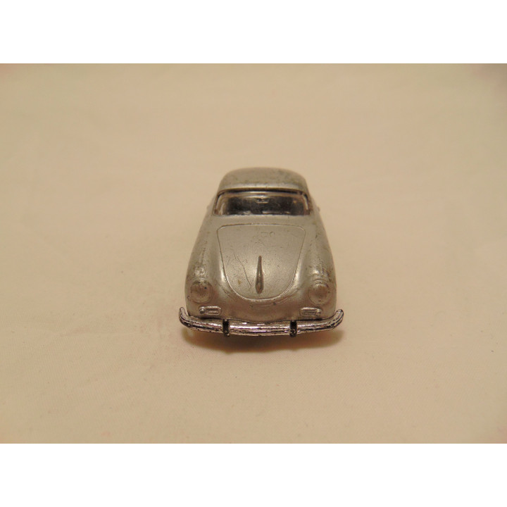 Porsche 356A Coupe 1:64 zilverkleurig