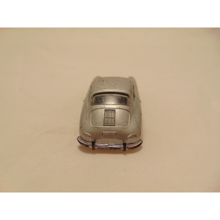 Porsche 356A Coupe 1:64 zilverkleurig