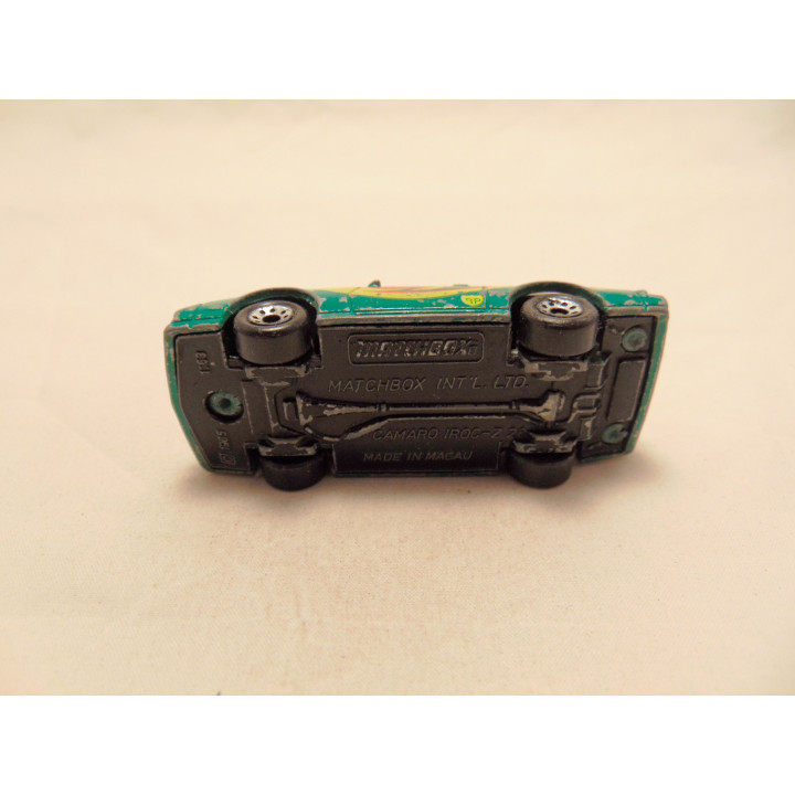 Chevrolet Camaro IROC Z28 Matchbox Donkergroen