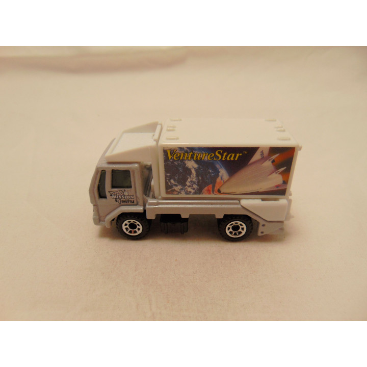 Ford Cargo 809 vrachtwagen Venture star 1:80 Matchbox scissors truck wit
