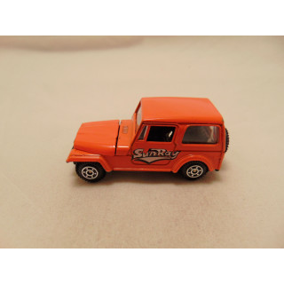 Jeep CJ7 Renegade Sunray 1:64 Welly 3333 oranje