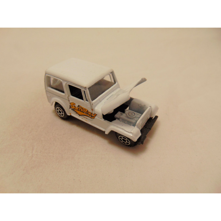 Jeep CJ7 Renegade Sunray 1:64 Welly 3333 wit