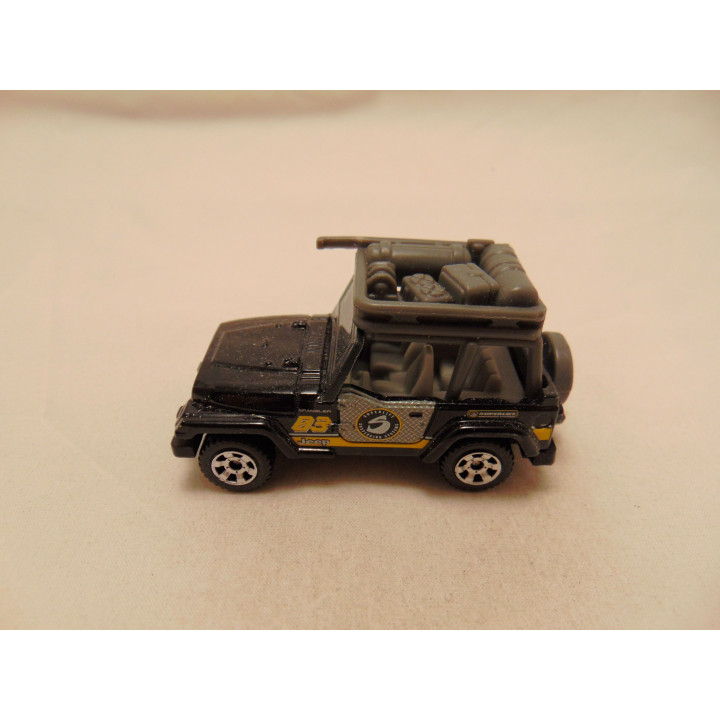 Jeep Wrangler 1998 1:56 Matchbox zwart