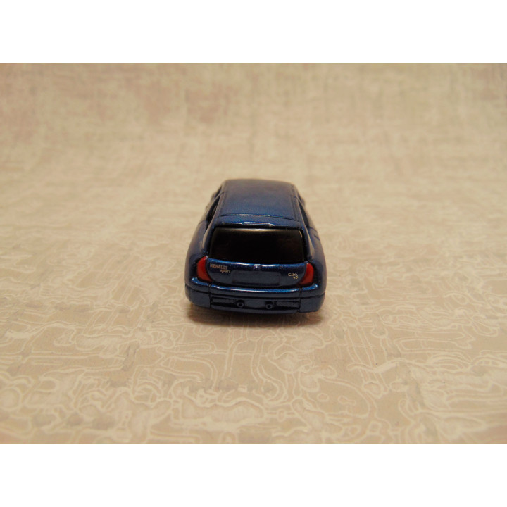 Renault Clio V6 sport Maisto 1:64 donkerblauw