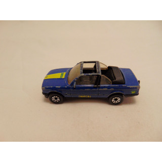 Bmw 323i cabrio 1978 met BP logo 1:58 Matchbox blauw