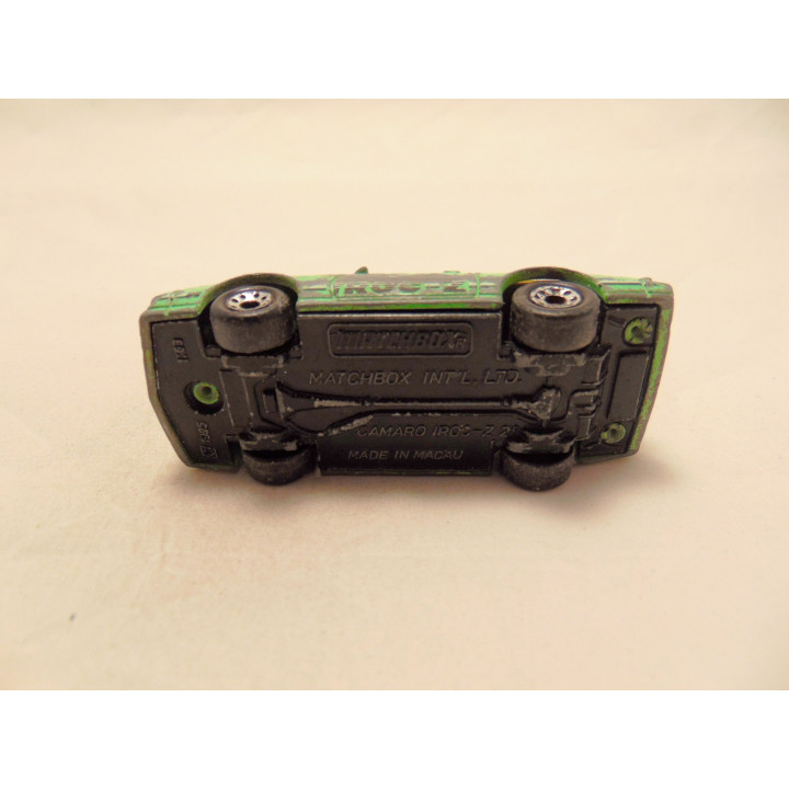 Chevrolet Camaro IROC Z28 Matchbox groen