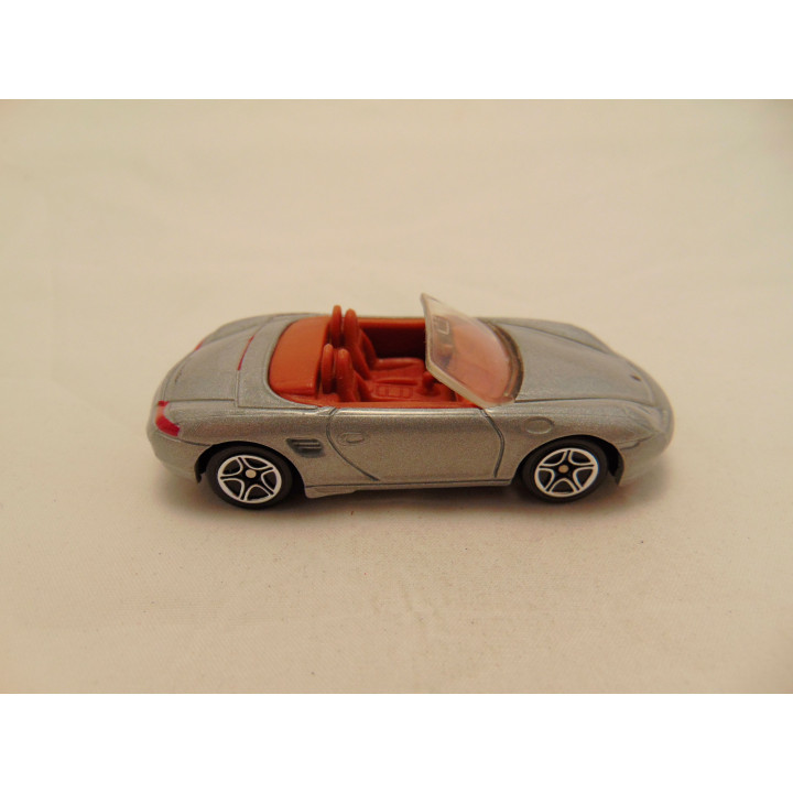 Porsche Boxster cabrio 1998 Matchbox Zilverkleurig