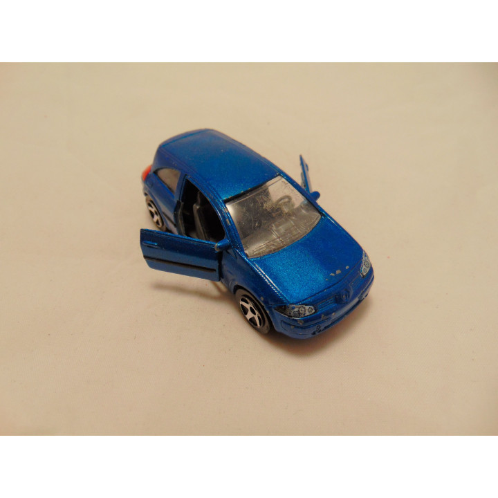 Renault Megane II 1:58 Majorette 221C blauw