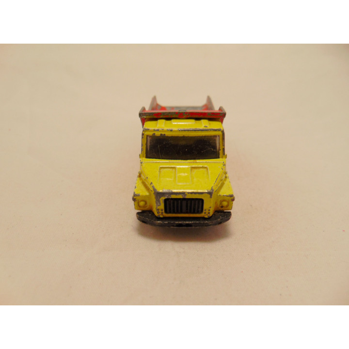 Scania kiepwagen 1:100 Majorette geel