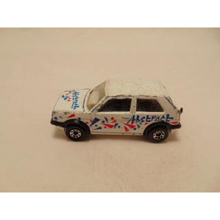 Volkswagen Golf GTI abstract 1:56 Matchbox wit
