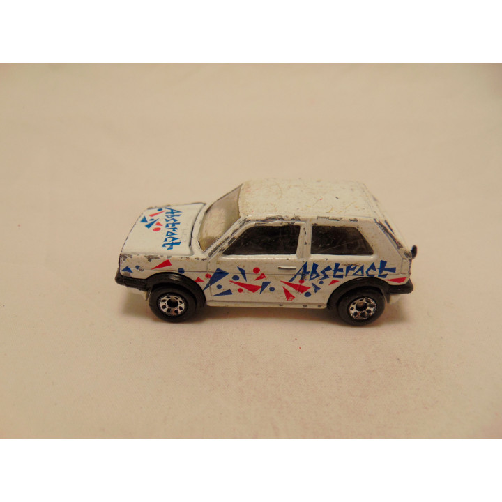 Volkswagen Golf GTI abstract 1:56 Matchbox wit