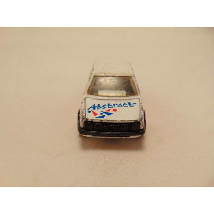 Volkswagen Golf GTI abstract 1:56 Matchbox wit