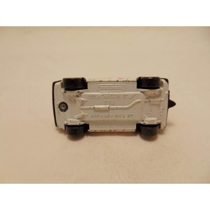 Volkswagen Golf GTI abstract 1:56 Matchbox wit