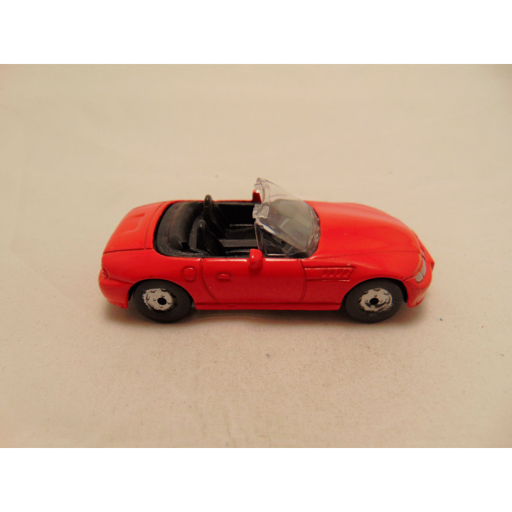 Bmw Z3 cabrio 1:64 rood