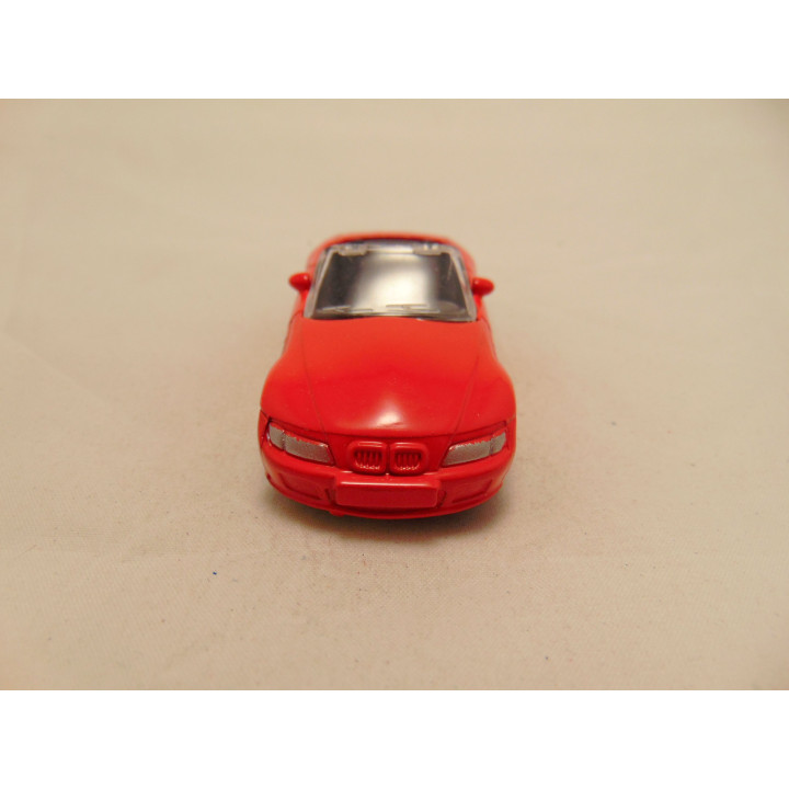 Bmw Z3 cabrio 1:64 rood