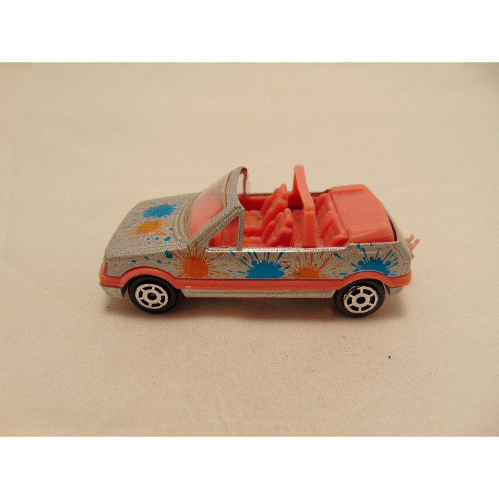 Peugeot 205 CTi Majorette 1:53 zilverkleurig