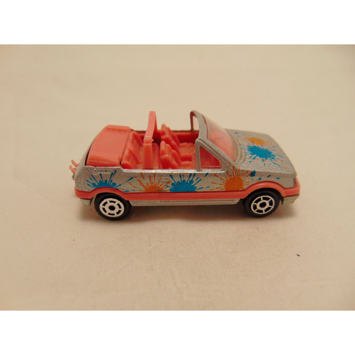 Peugeot 205 CTi Majorette 1:53 zilverkleurig