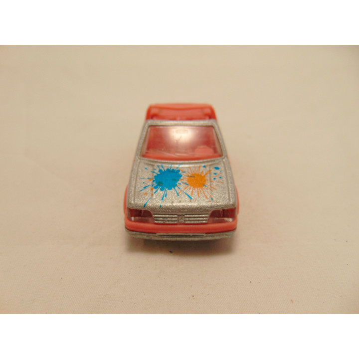 Peugeot 205 CTi Majorette 1:53 zilverkleurig