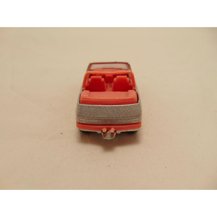 Peugeot 205 CTi Majorette 1:53 zilverkleurig