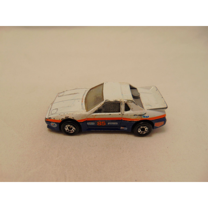 Pontiac Fiero Goodyear Rally Matchbox 1:55 wit Pontiac Fiero Goodyear Rally Matchbox 1:55 wit
