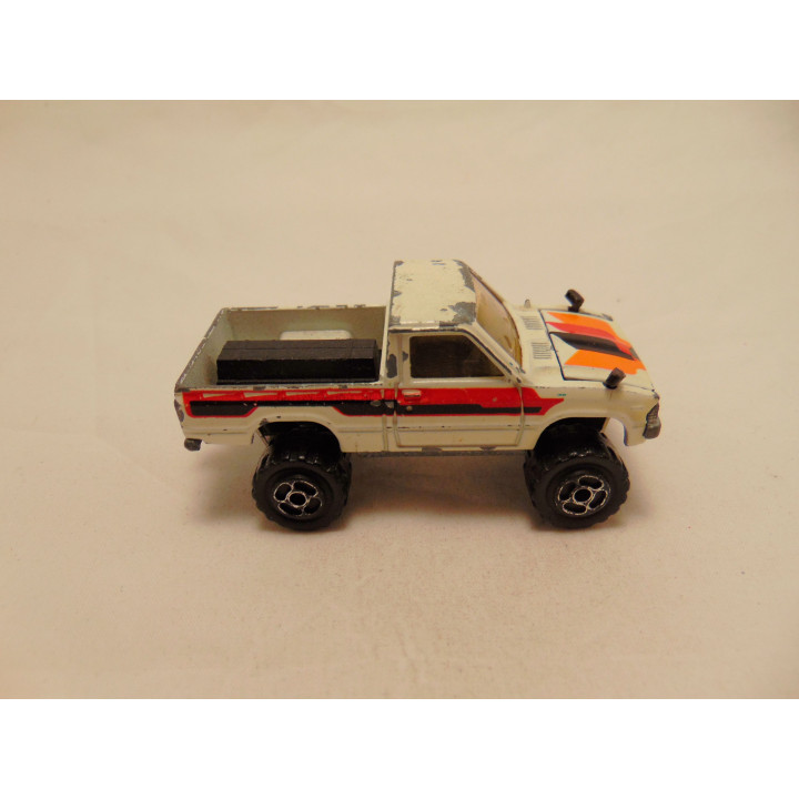 Toyota Hilux 4wd off road 1980 Majorette 287 wit