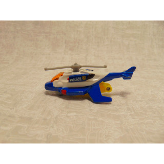 Helicopter Tomy politie Tomica 1:64 blauw