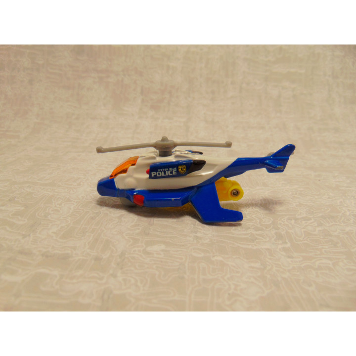 Helicopter Tomy politie Tomica 1:64 blauw