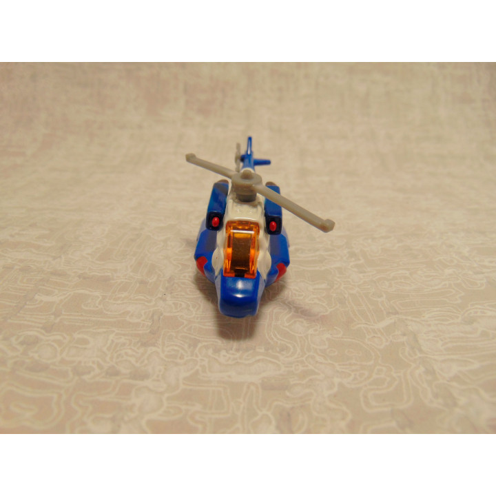 Helicopter Tomy politie Tomica 1:64 blauw
