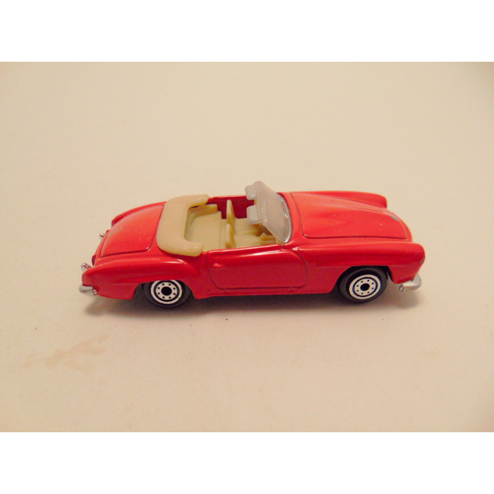 Mercedes 190SL cabrio 1955 1:64 Welly rood