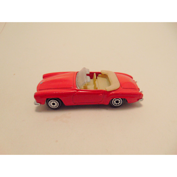 Mercedes 190SL cabrio 1955 1:64 Welly rood