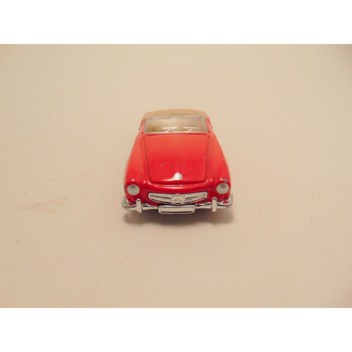 Mercedes 190SL cabrio 1955 1:64 Welly rood
