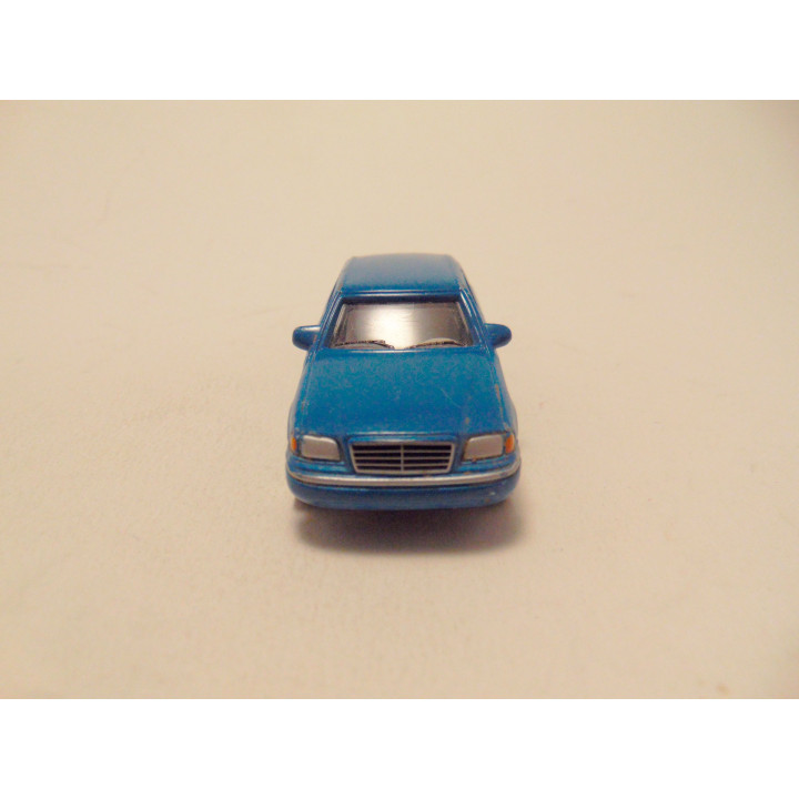 Mercedes C class 1:64 Cararama blauw