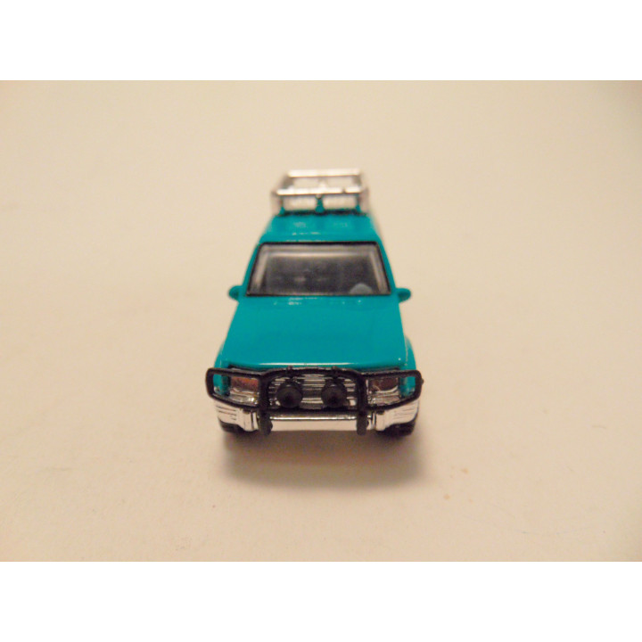 Mitsubishi Pajero Super champion 1:64 groenblauw