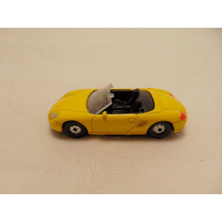 Porsche Boxster cabrio 1:55 geel