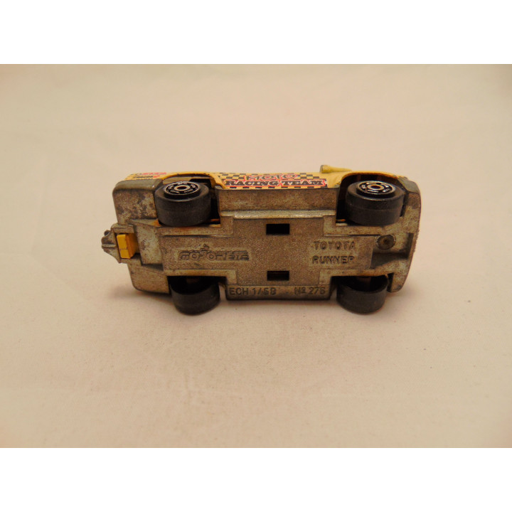 Toyota 4 Runner moto racing team 1:58 Majorette 276 cream